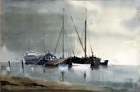 High Tide, Pin Mill, Suffolk