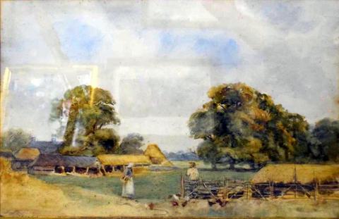 Farmyard at Langford, Oxon