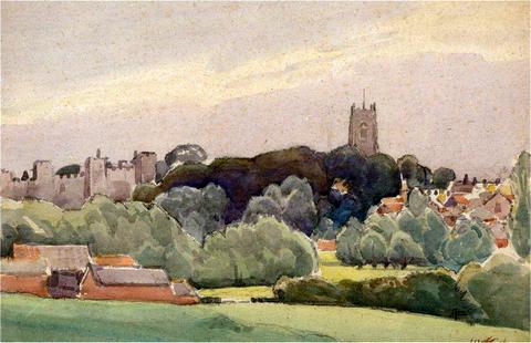 Framlingham with the Church and Castle