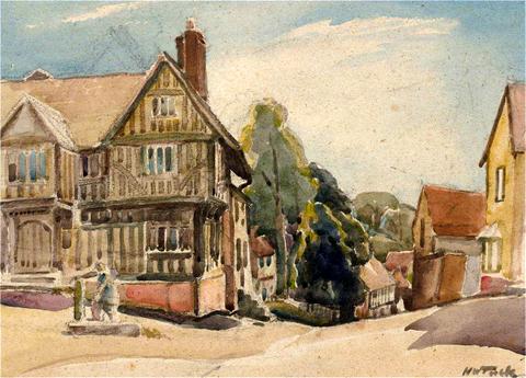 Lavenham. A Street Scene