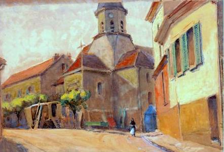 French Town Scene