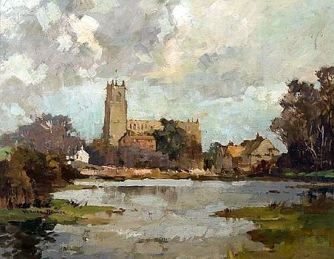 Blythburgh Church in the Flood