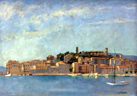 Old Town at Cannes from the Harbour Wall
