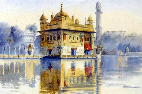 The Golden Temple at Amritsar