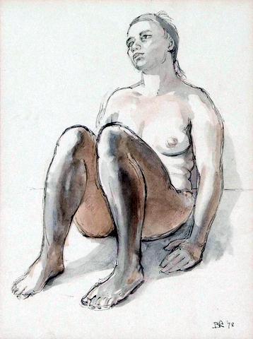 Seated Female Nude