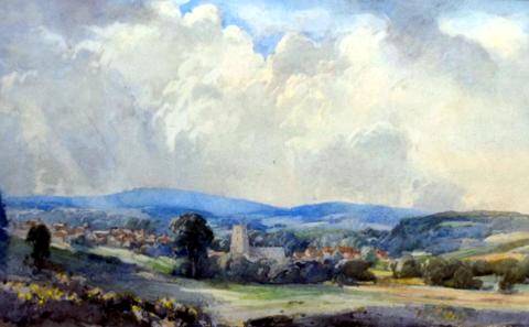 Landscape with Church