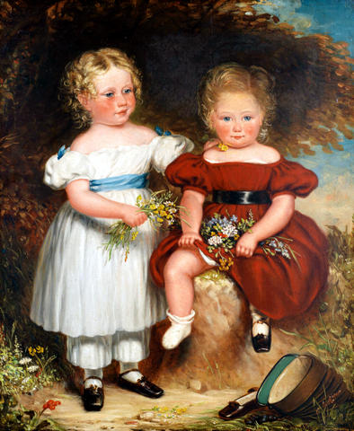 Portrait of Eleanor Norris and her brother Henry Norris 