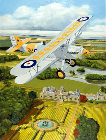 Nimrod over Castle Howard-Hawker Nimrod