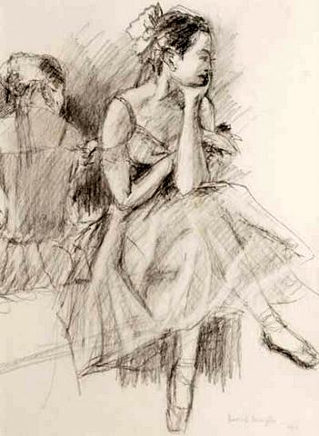 Ballet Dancer Resting