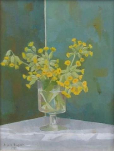 Still Life: Cowslips in a Glass