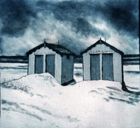 Beach Huts: Winter