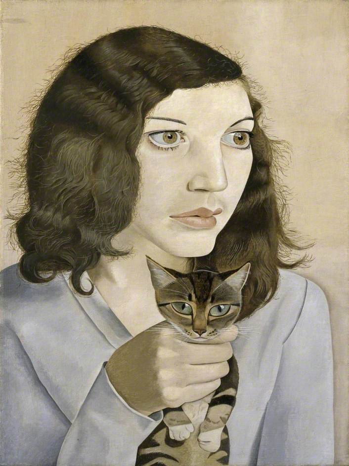 Girl with a Kitten