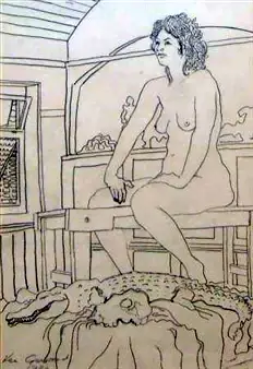 Female Nude in an Interior