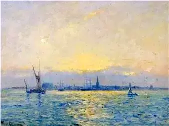Boats on the Stour looking towards Harwich