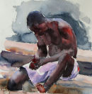 Fisherman in Ghana
