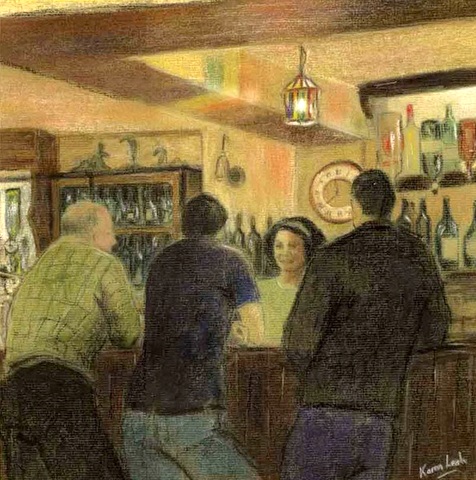 Bar at the Green Dragon