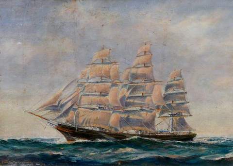 'Cutty Sark' with Stunsails Set