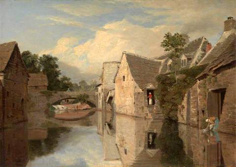 Cottages by a River