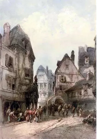 Old Street in Rouen
