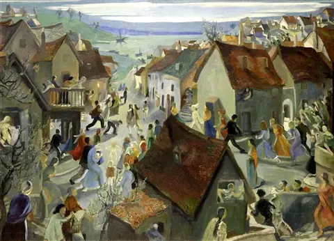 Figures in a Coast Town