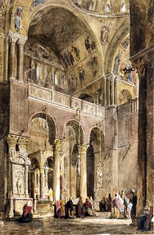 Interior View of St Mark's Basilica, Venice
