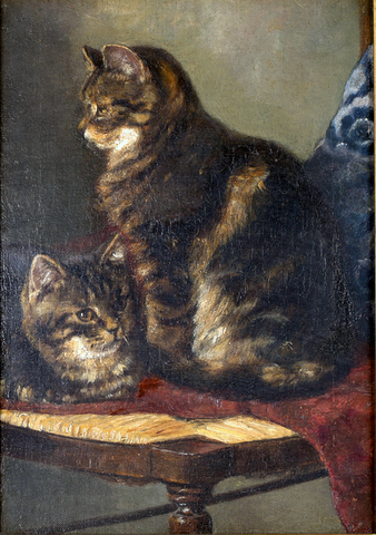 Two Cats on a Chair