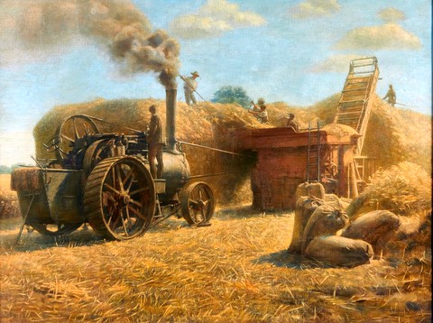 Threshing Corn