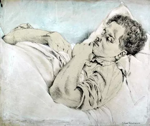 Portrait of David Kentish Asleep