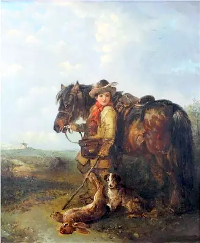 Huntsman with Horse and Dead Game