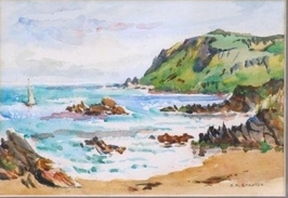 Cornish Coastal Scene