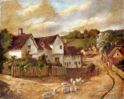 View of Kersey, Suffolk