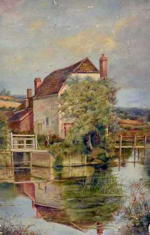 View of Aldham Mill, Suffolk