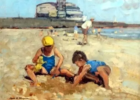 Children on a Beach