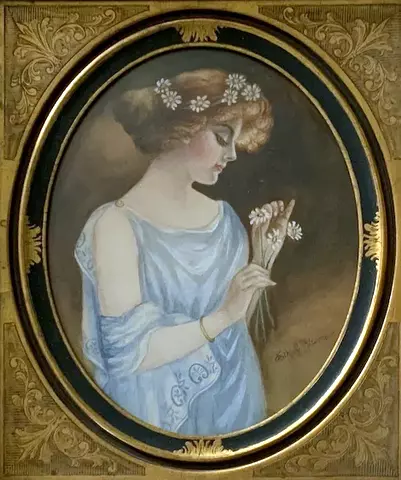 Woman With Daisies