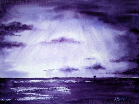 Seascape - Rain Cloud