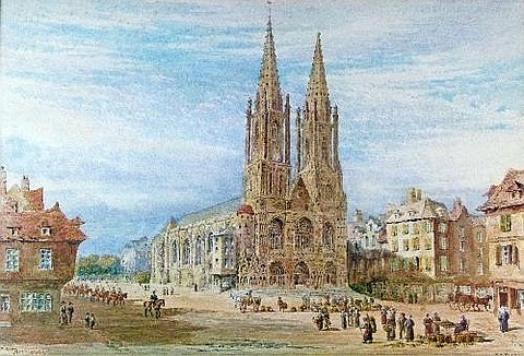 Cathedral Of St Lo, Normandy