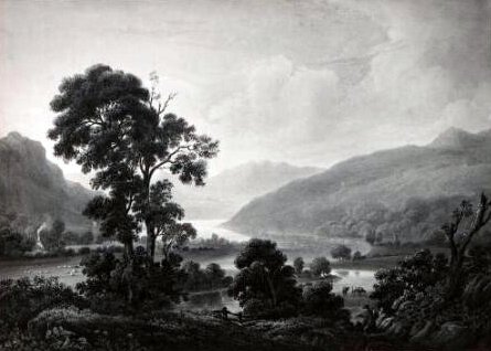 Landscape with River and Mountains