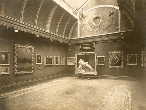 Interior of the Goupil Gallery, London