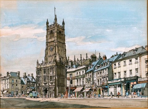 Church and Market Place, Cirencester