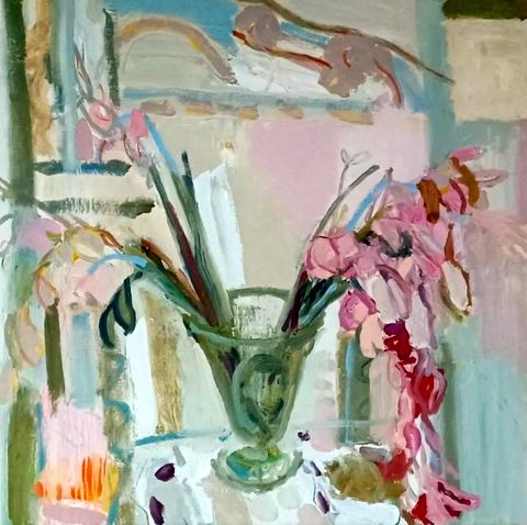 The Light rests upon the Green Vase