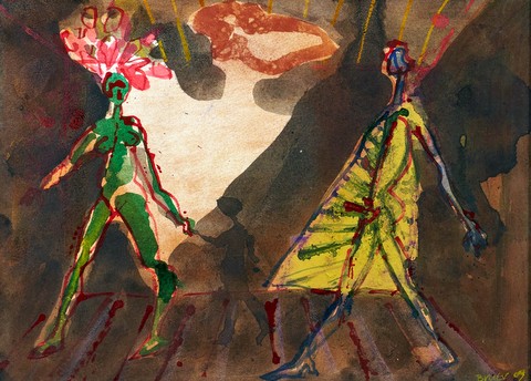 Two Abstract Figures