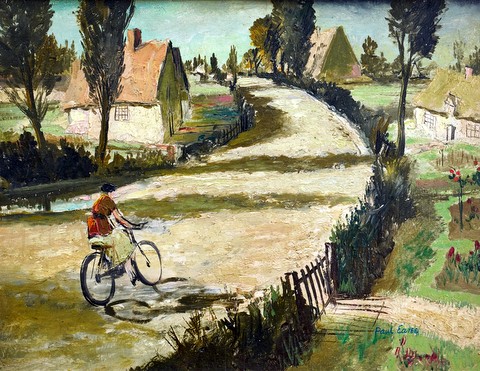 Cycling Through a Suffolk Village