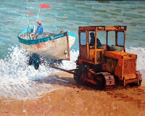 Heading out at Weybourne