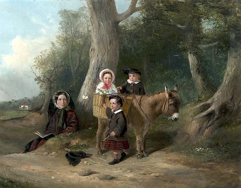Biddell Children of Playford before Pogson's Farm, Playford