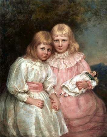 Portraits of Alsie Tidswell and Beatrice Tidswell