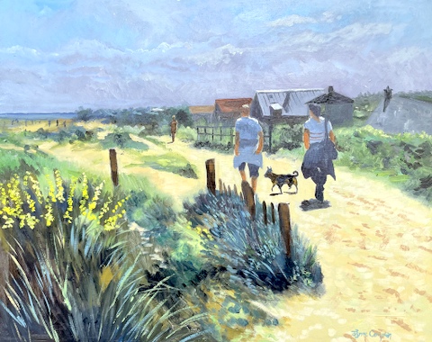 Walking the Dunes, Southwold, Suffolk