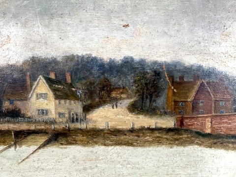 River Deben with Bourne Bridge and The Oyster Reach pub