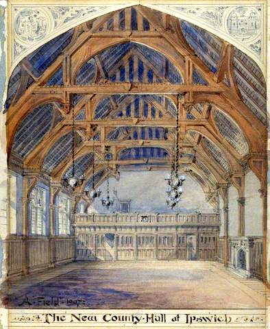 The New County Hall at Ipswich