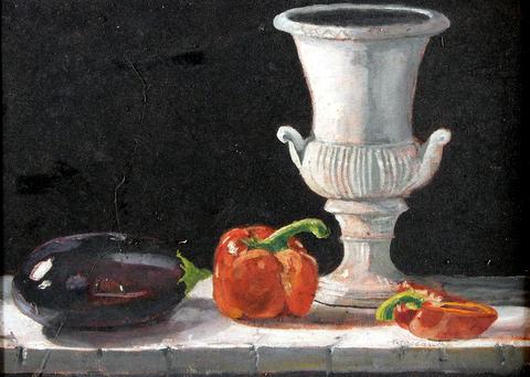 Still life of White Vase