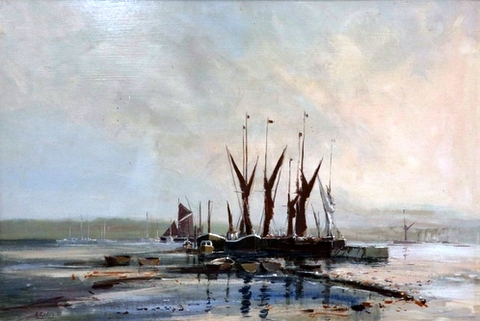 Barges Laid Up